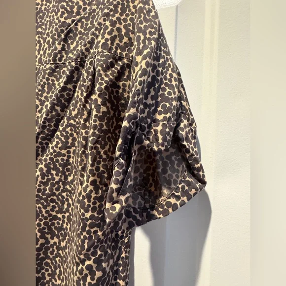& Other Stories Leopard Print Blouse - Picture 8 of 12